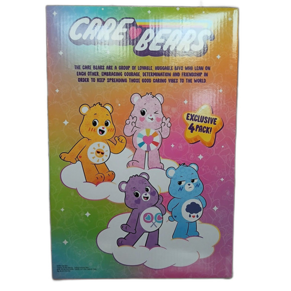 Care Bears Exclusive 4-Pack Collector 8.5" Plush Hopeful Funshine Grumpy Share - Picture 2 of 4